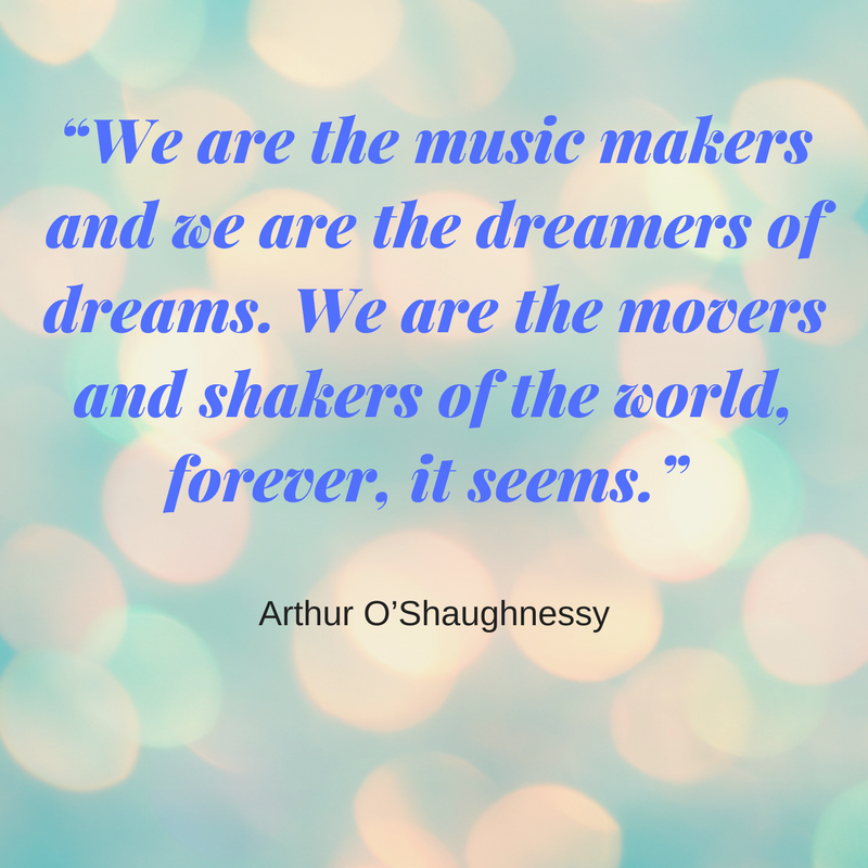 Quote: We are the music makers